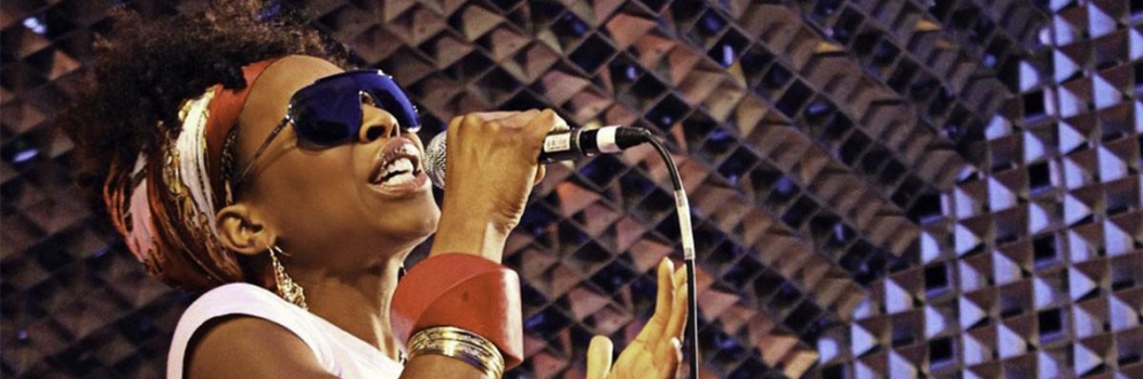R&B singer Flo performs at News Café